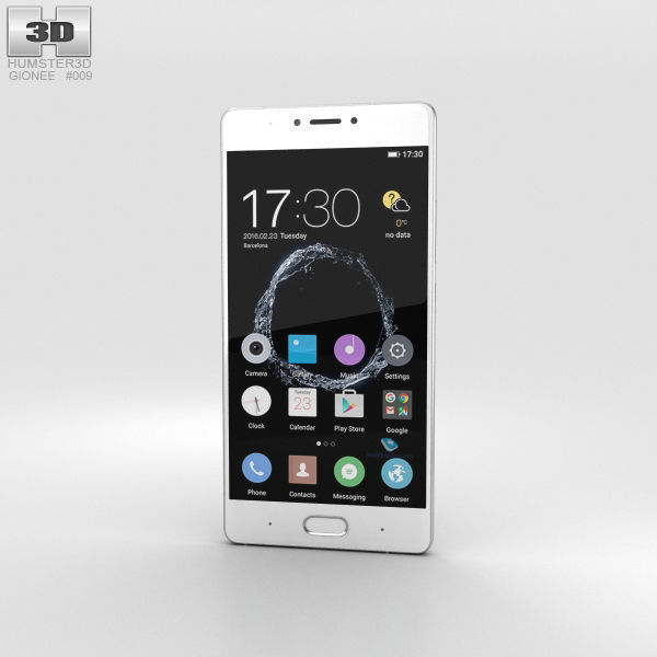 Gionee S8 Gray 3D model