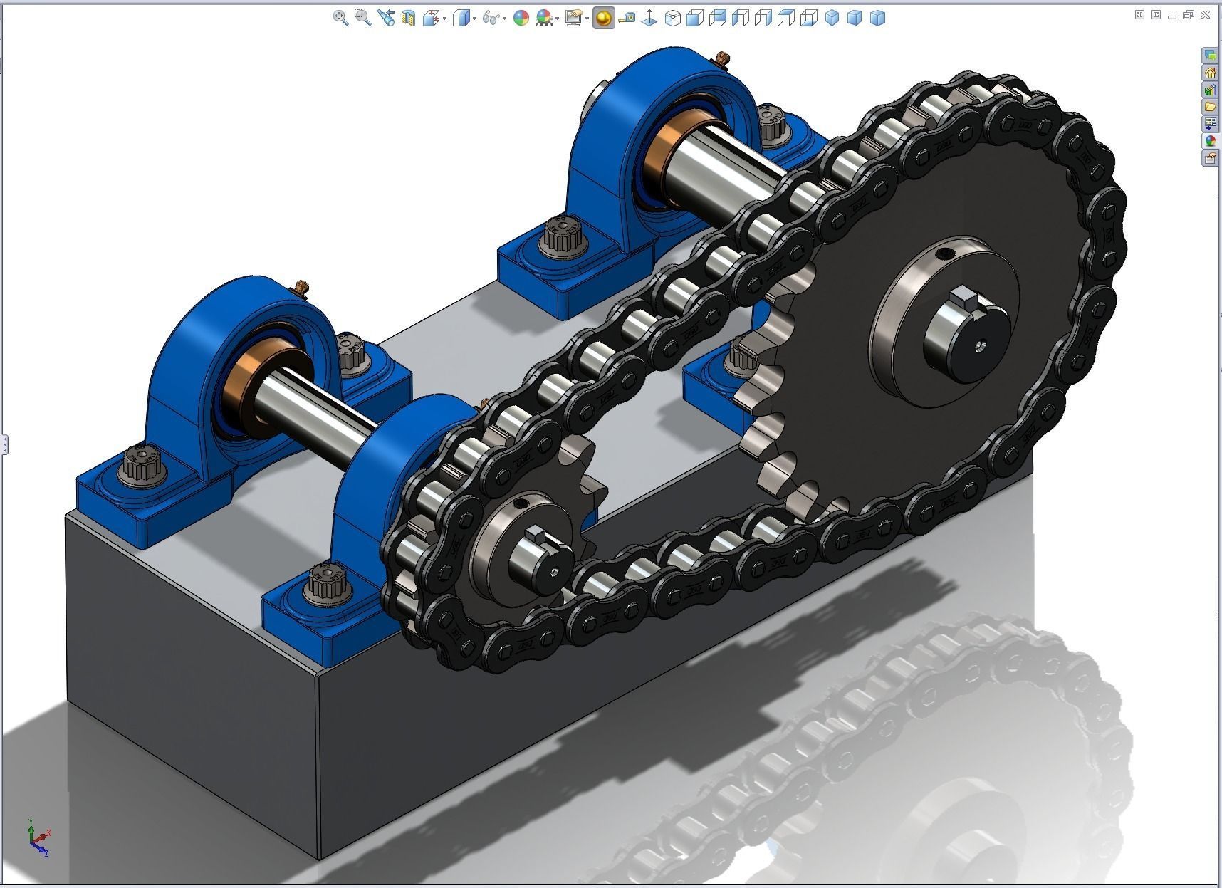 Spracket Animated Chain Sprocket Animation free 3D model | CGTrader
