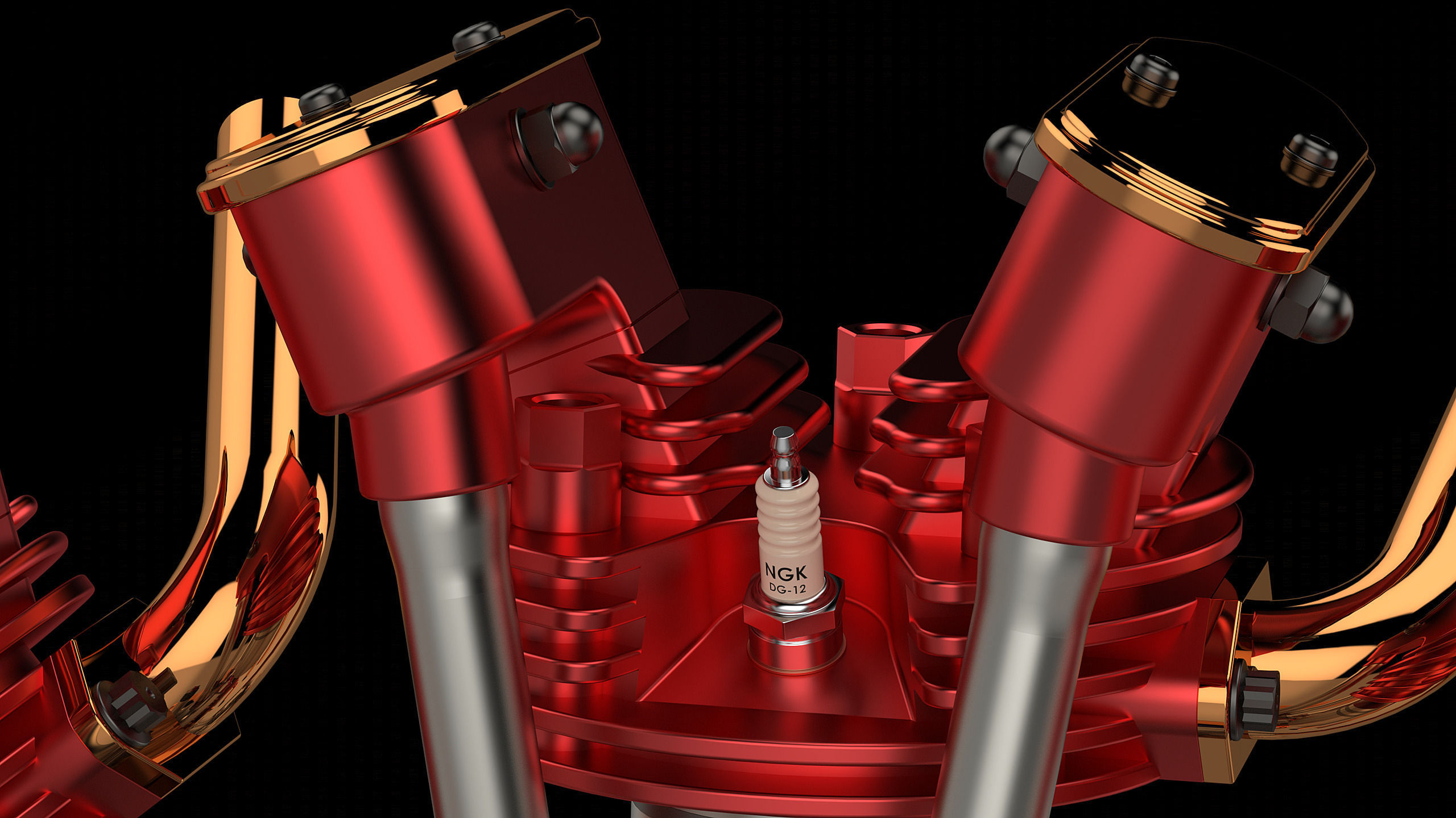 Karl-Erik Olsryd 9-Cylinder Radial Wright J-5 Whirlwind free 3D model ...