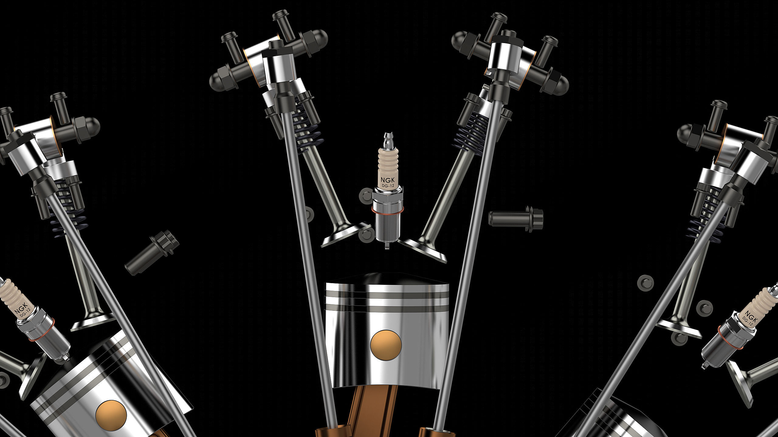 Karl-Erik Olsryd 9-Cylinder Radial Wright J-5 Whirlwind free 3D model ...