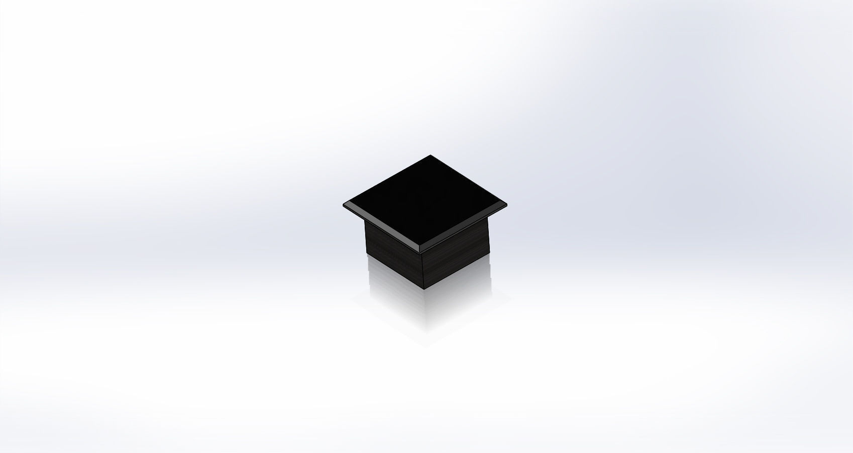 Square Plug Cap Free 3D model