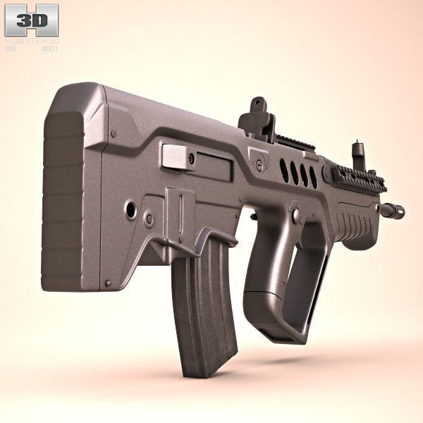 IMI Tavor TAR21 3D model CGTrader