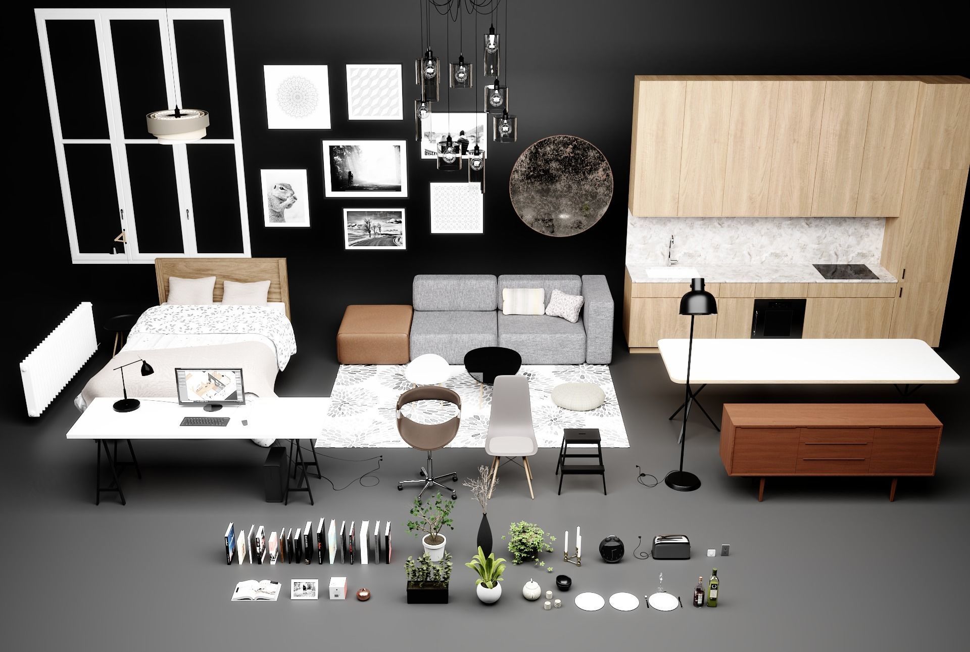 PBR Archviz Asset Pack 3D model