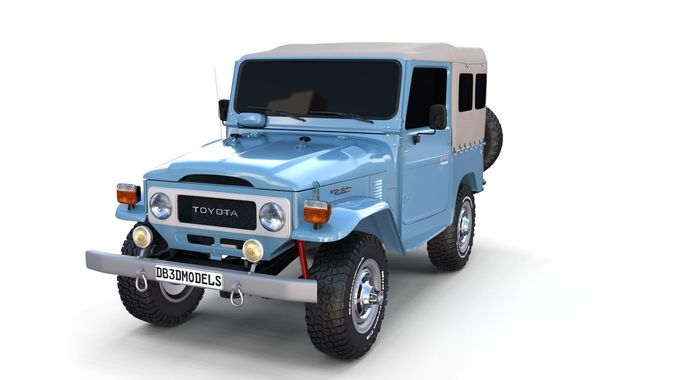 Model Toyota Land Cruiser Fj 40 Soft Top Cgtrader Toyota Land Cruiser Fj 40 Soft Top Model Obj Mtl Fbx Stl Blend Dae 1