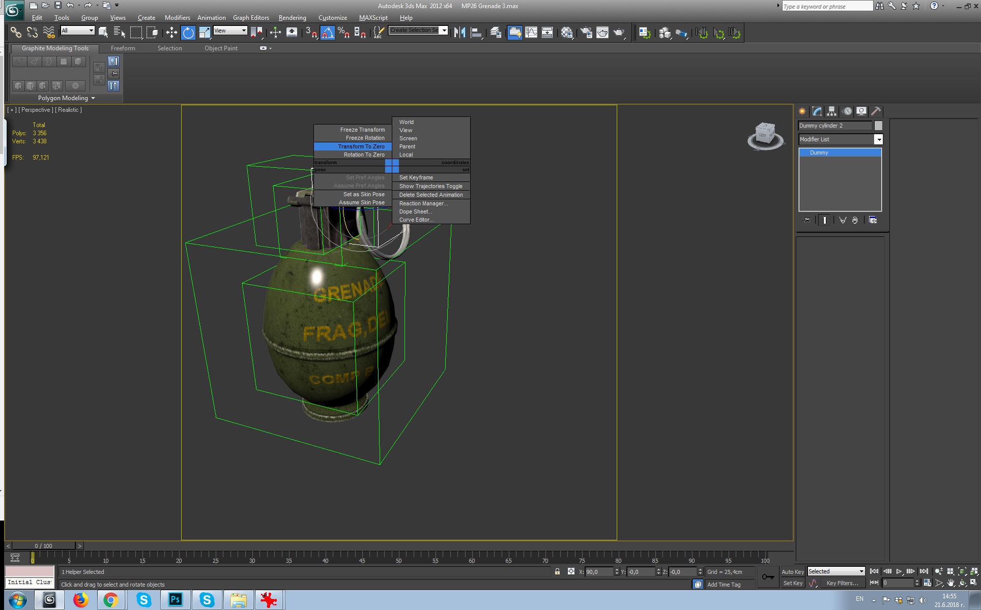 3D model MP26 grenade WW2 VR / AR / low-poly rigged | CGTrader