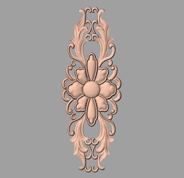 Woodworking CNC Router 3D Relief STL models used for artcam E445 3D model