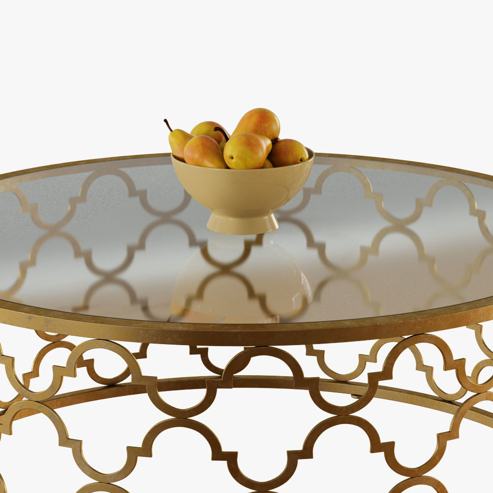 Round Moroccan Tail Table Gold Cgtrader Round Moroccan Tail Table Gold Model Max Obj Mtl Fbx 4