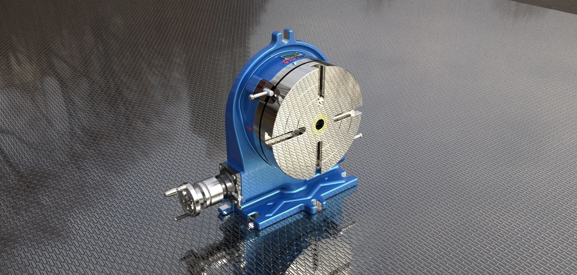 Modeling Rotating Table Manual Rotary Table free 3D model | CGTrader
