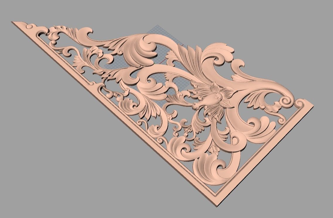 Artcam Aspire 3D relief models STL Files used for CNC E578 3D model