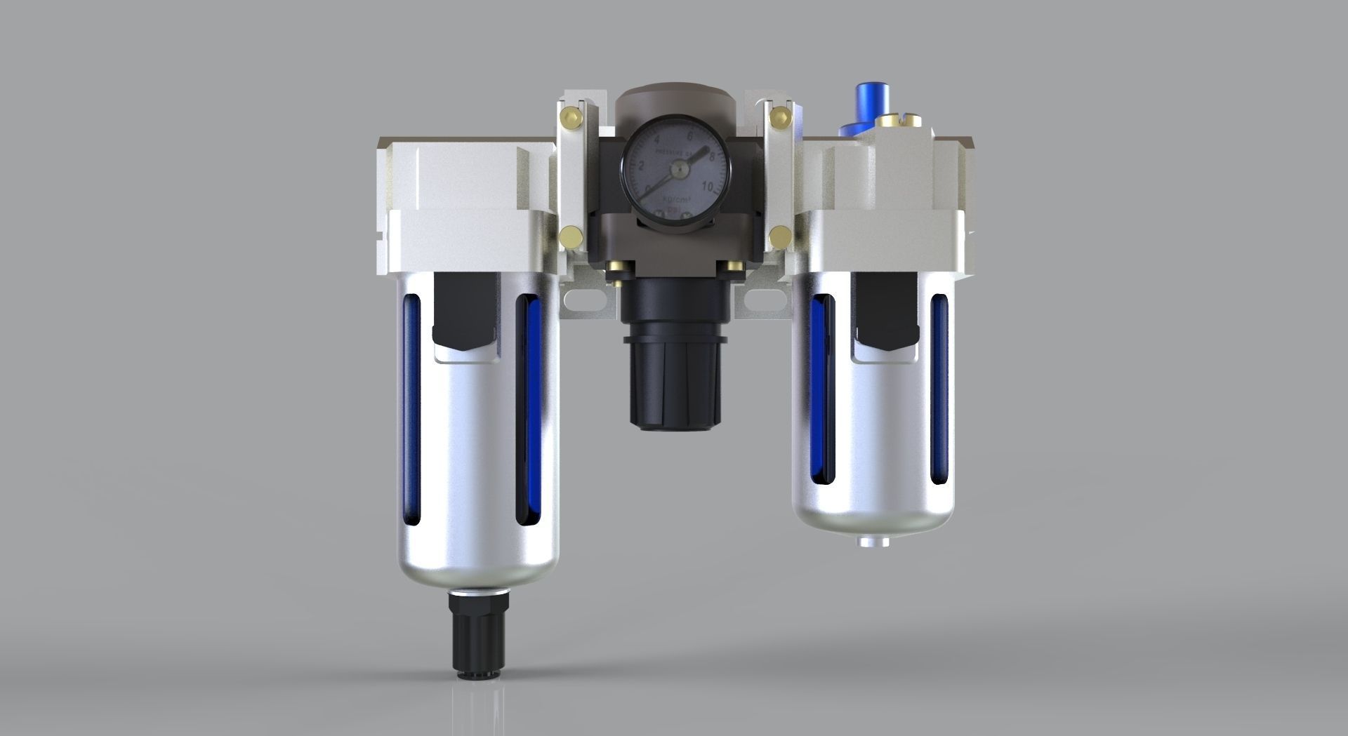 Air Filter Regulator free 3D model CGTrader
