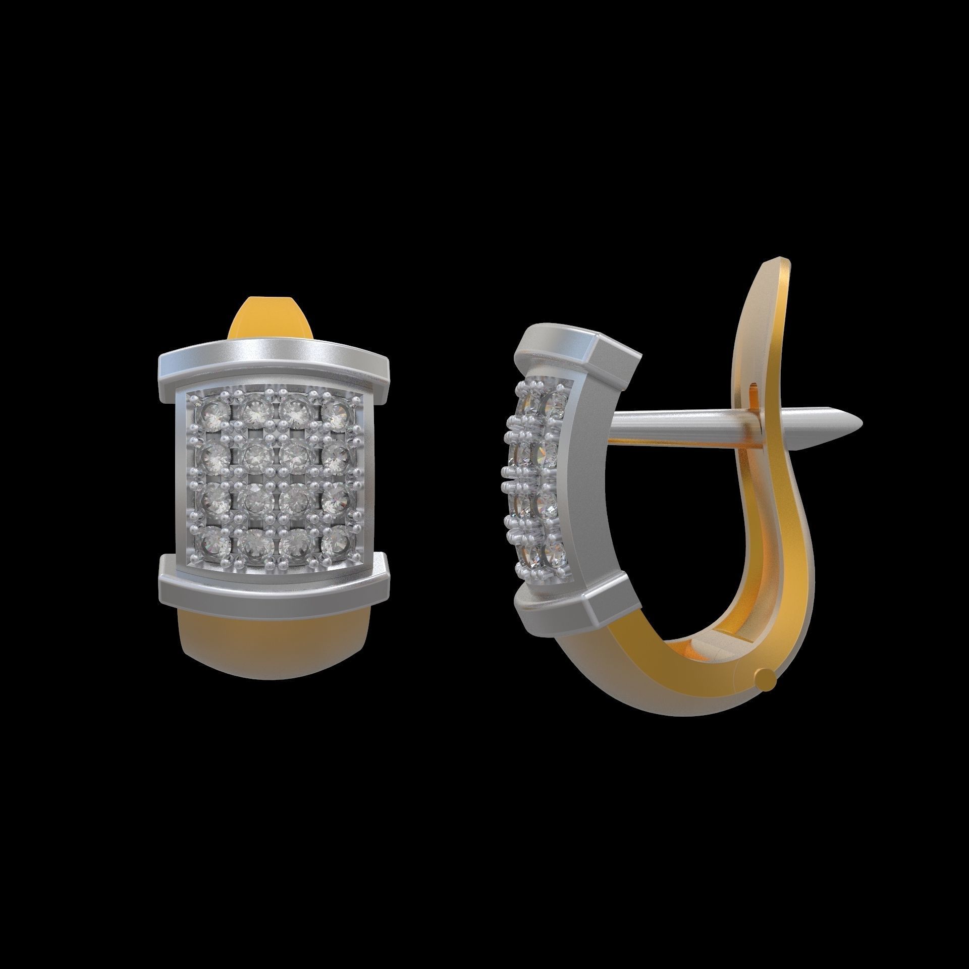 Earrings E004 3D print model