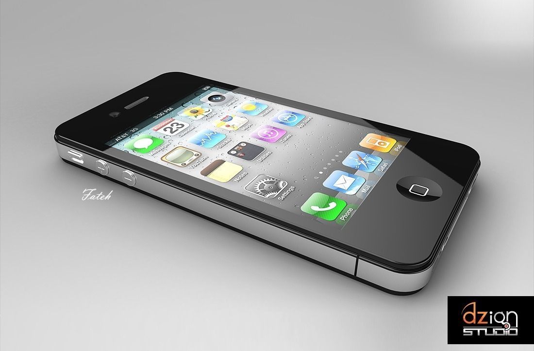 Iphone 4 Free 3D model