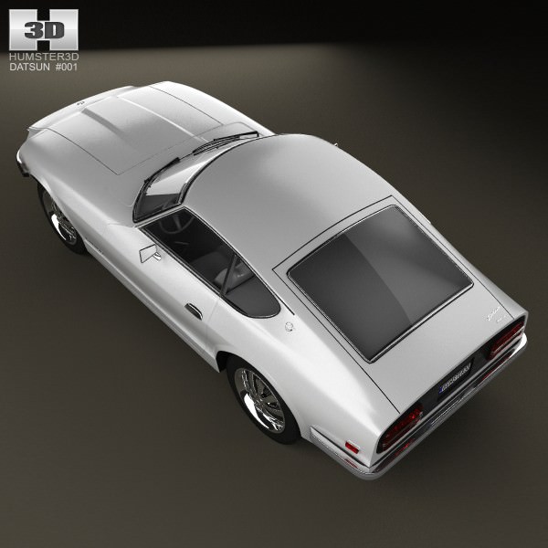 Datsun 240Z 1970 3D Model MAX OBJ 3DS FBX C4D LWO LW LWS ...