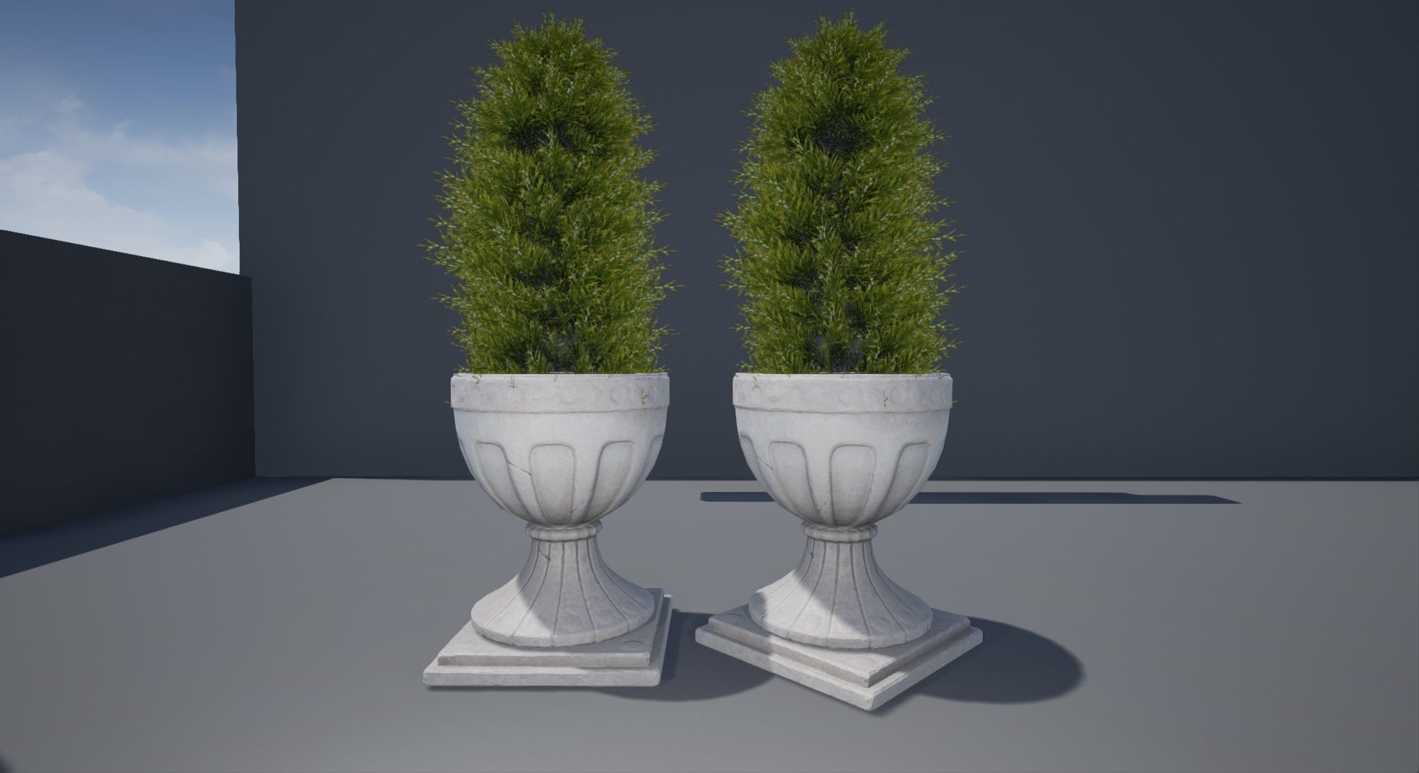 Roman Vase Low-poly 3D model