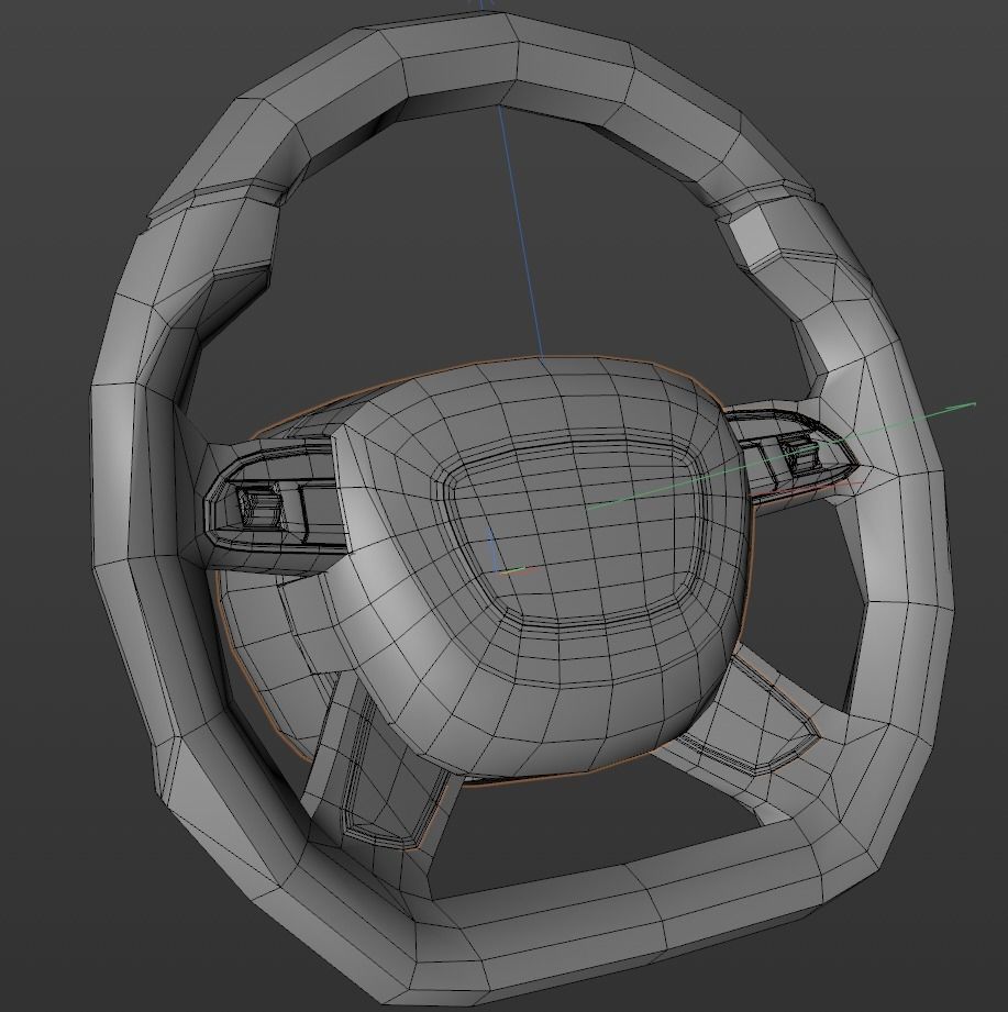 Car steering wheel 2 3D model CGTrader