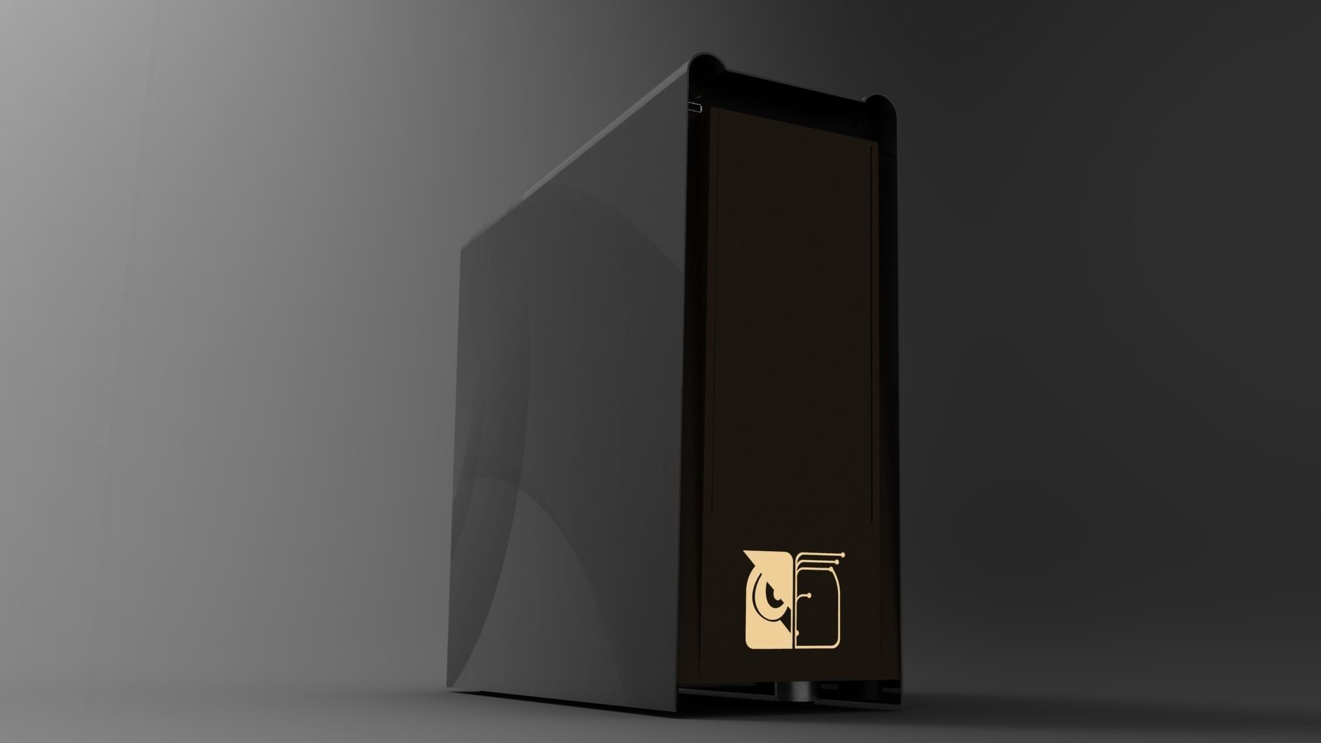 Noctua NCEATX pc case idea free 3D model CGTrader