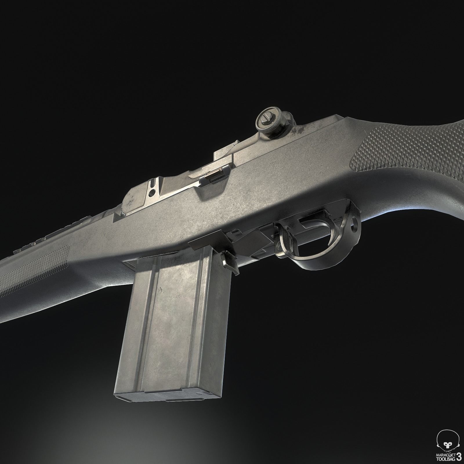 3D model M1A Rifle VR / AR / low-poly | CGTrader