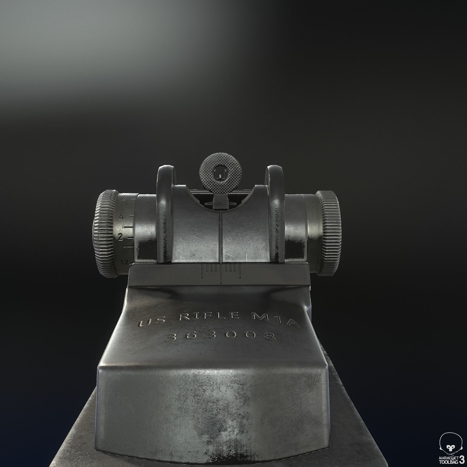 3D model M1A Rifle VR / AR / low-poly | CGTrader