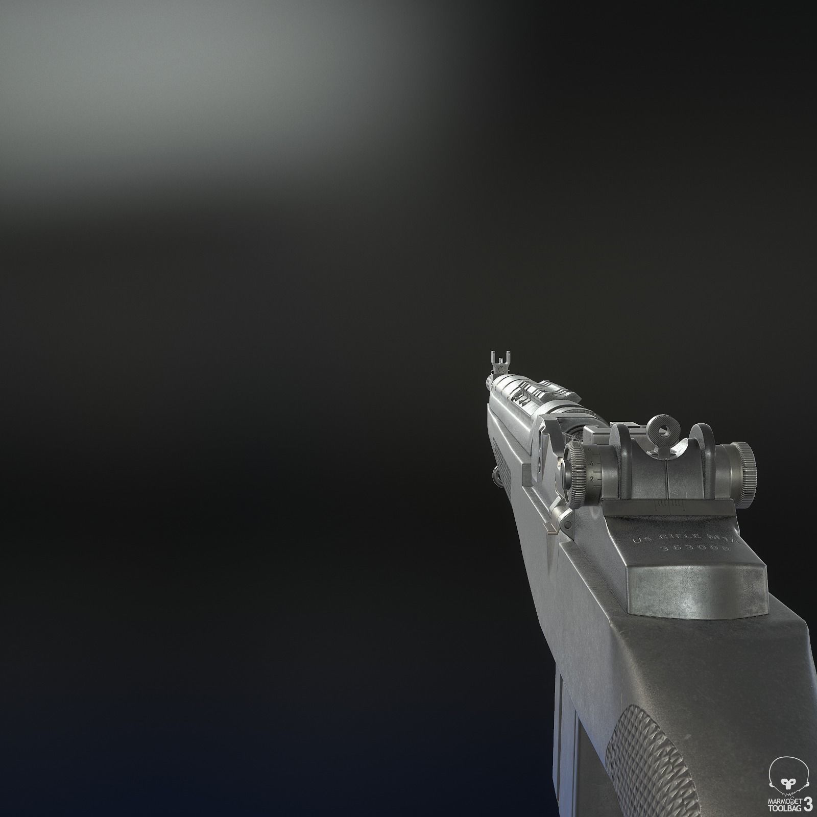 3D model M1A Rifle VR / AR / low-poly | CGTrader