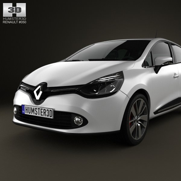 Renault clio 3d model Renault clio 3d model