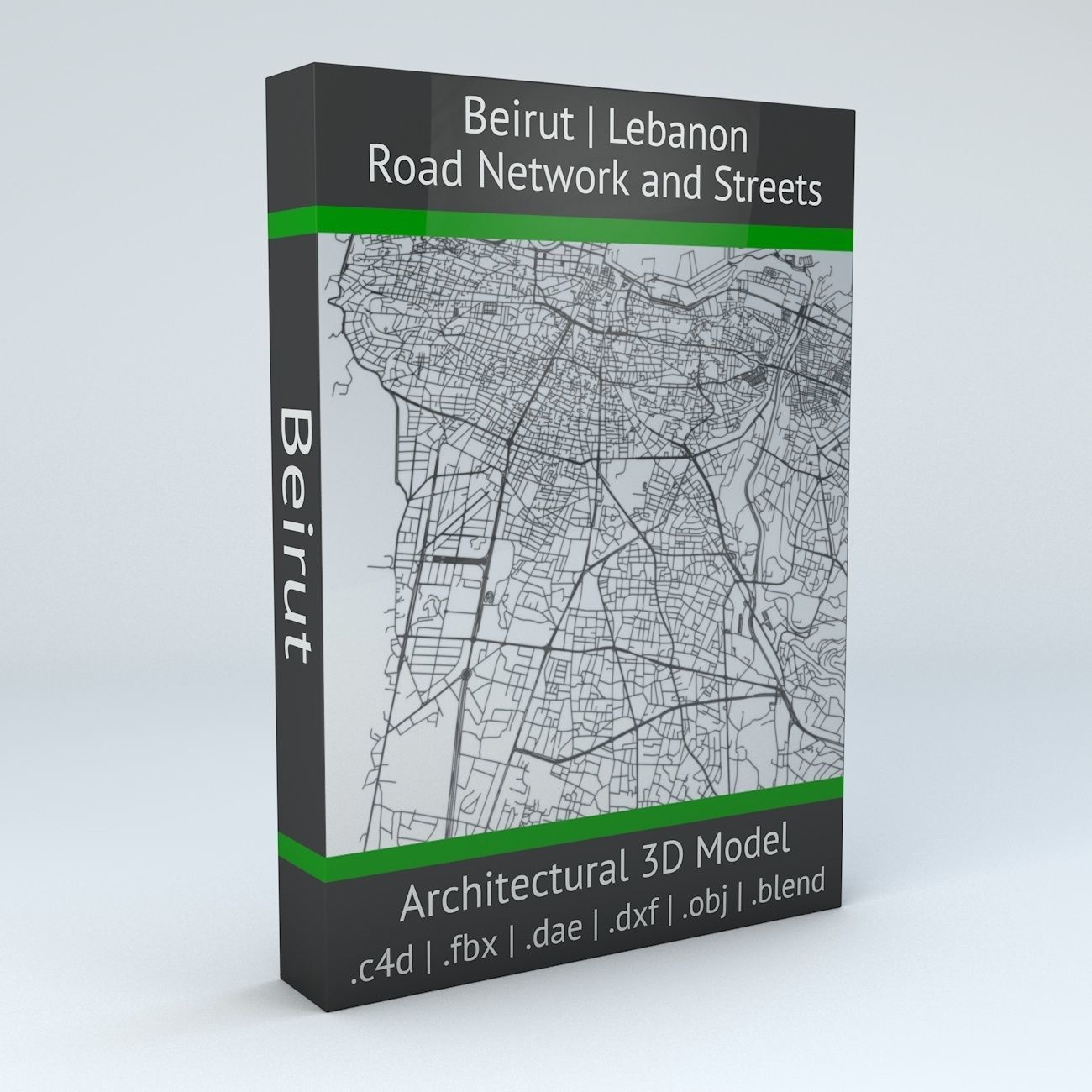 Beirut Road Network and Streets