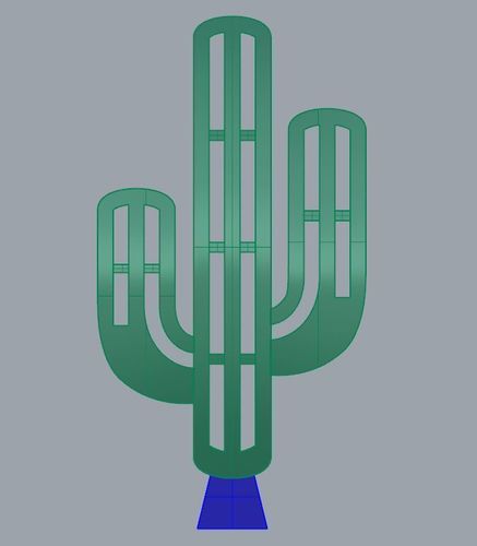 cactus free 3D model 3D printable | CGTrader