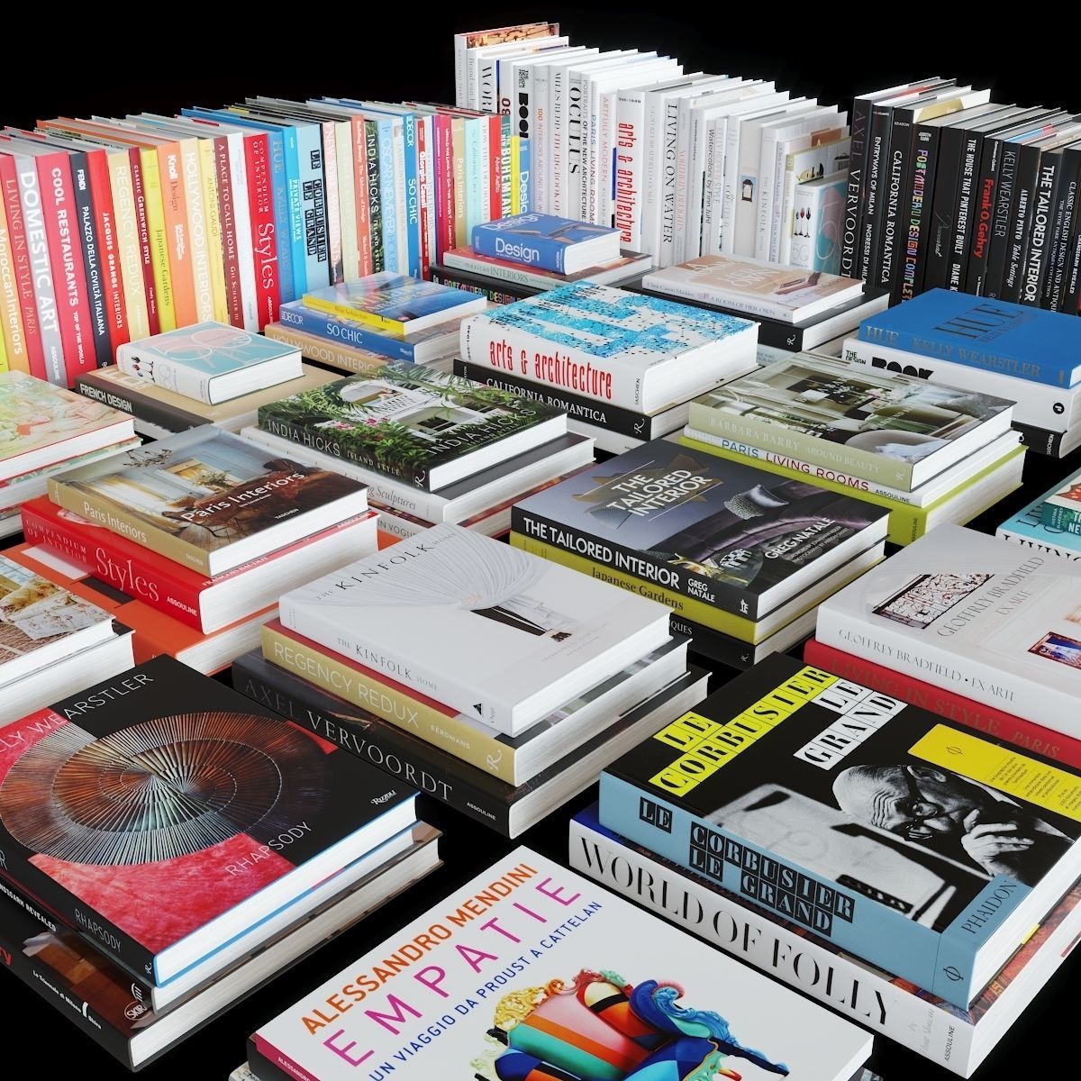Coffee Table Books Design And Architecture 3d Model