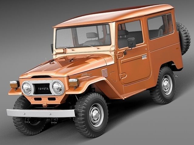 toyota land cruiser fj40 1960-1984 3D Model MAX OBJ 3DS FBX C4D LWO LW LWS - CGTrader.com