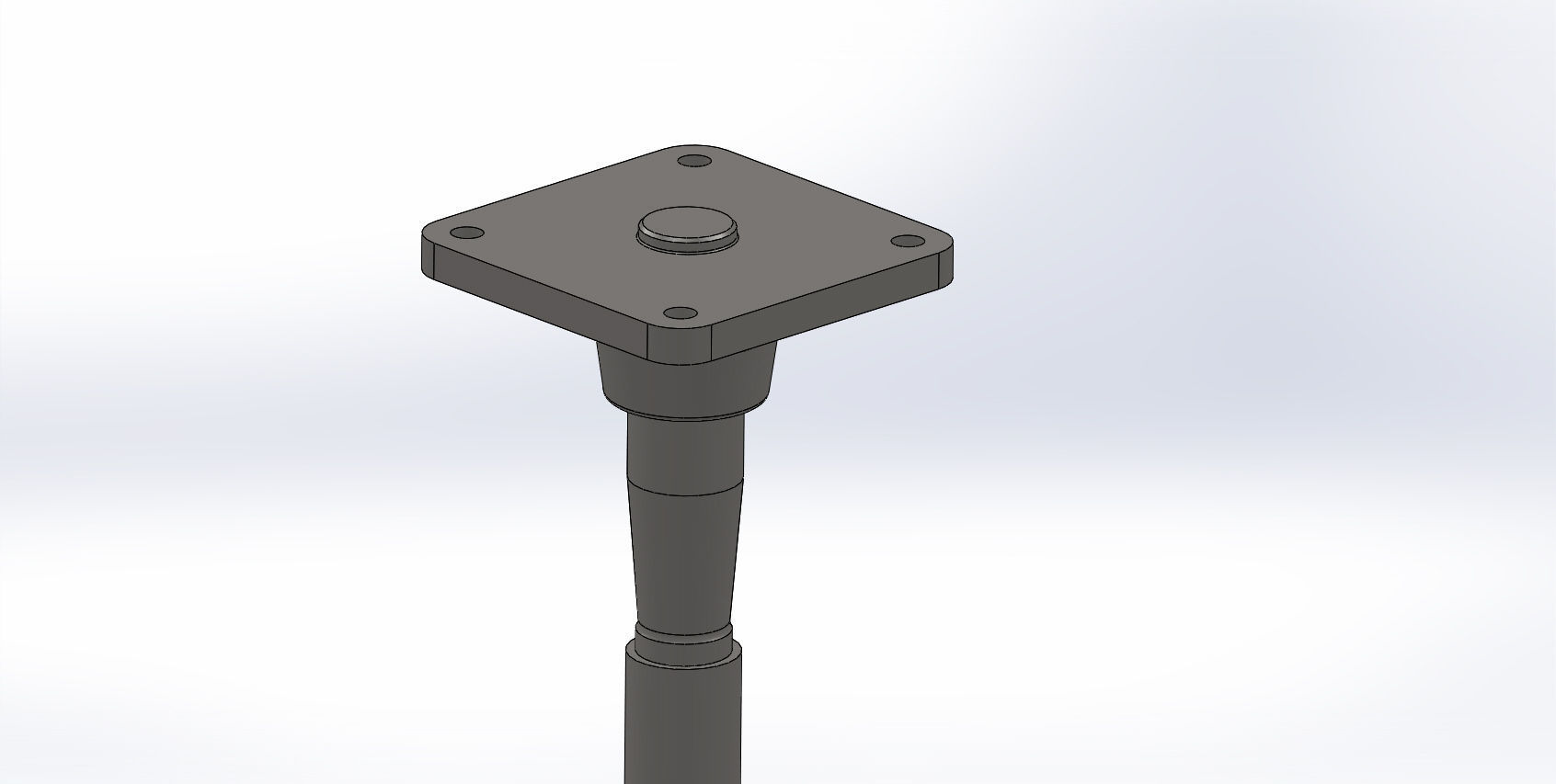 Pivot pin assembly free 3D Model