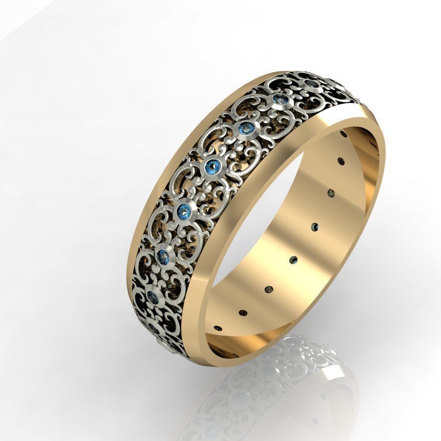 fashion engagement ring 3D model