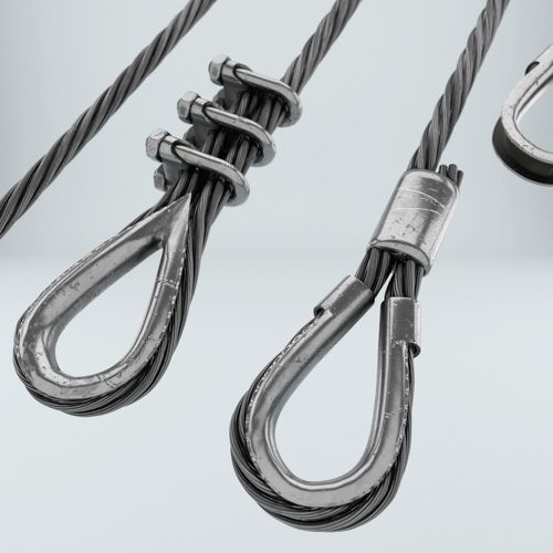 wire rope 3d model brands