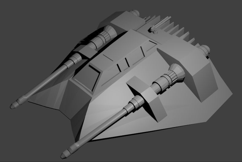 Star Wars SnowSpeeder 3D print model