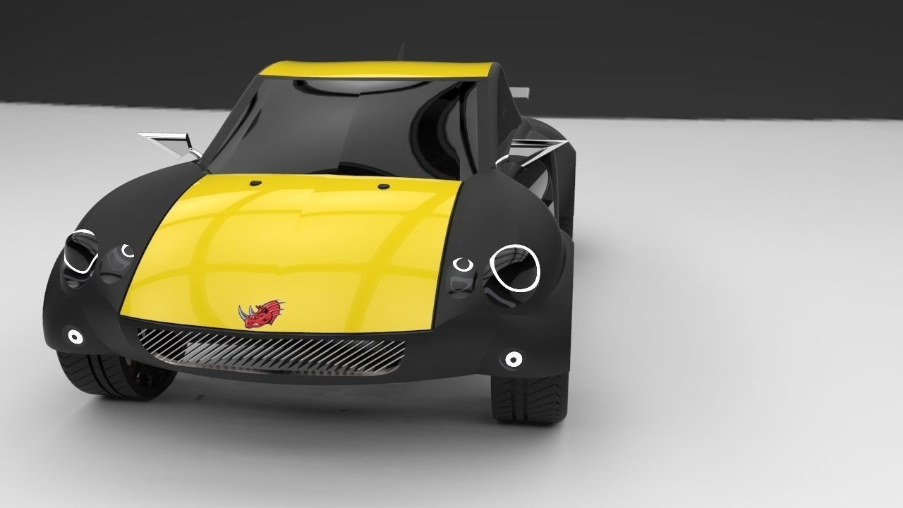 3D car rhino classic CGTrader