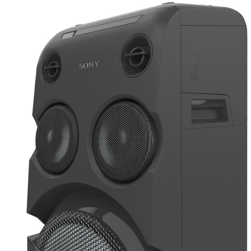 Sony MHC V44D Audio System Black 3D model CGTrader