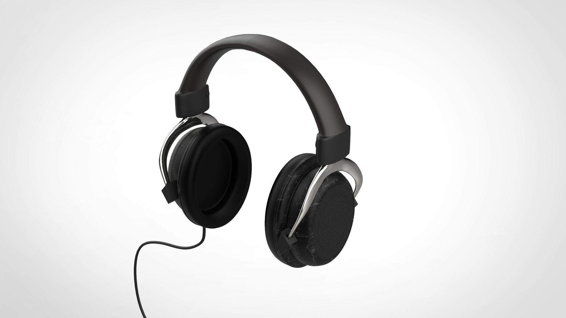 Headphones - Qpad Style Low-poly 3D model