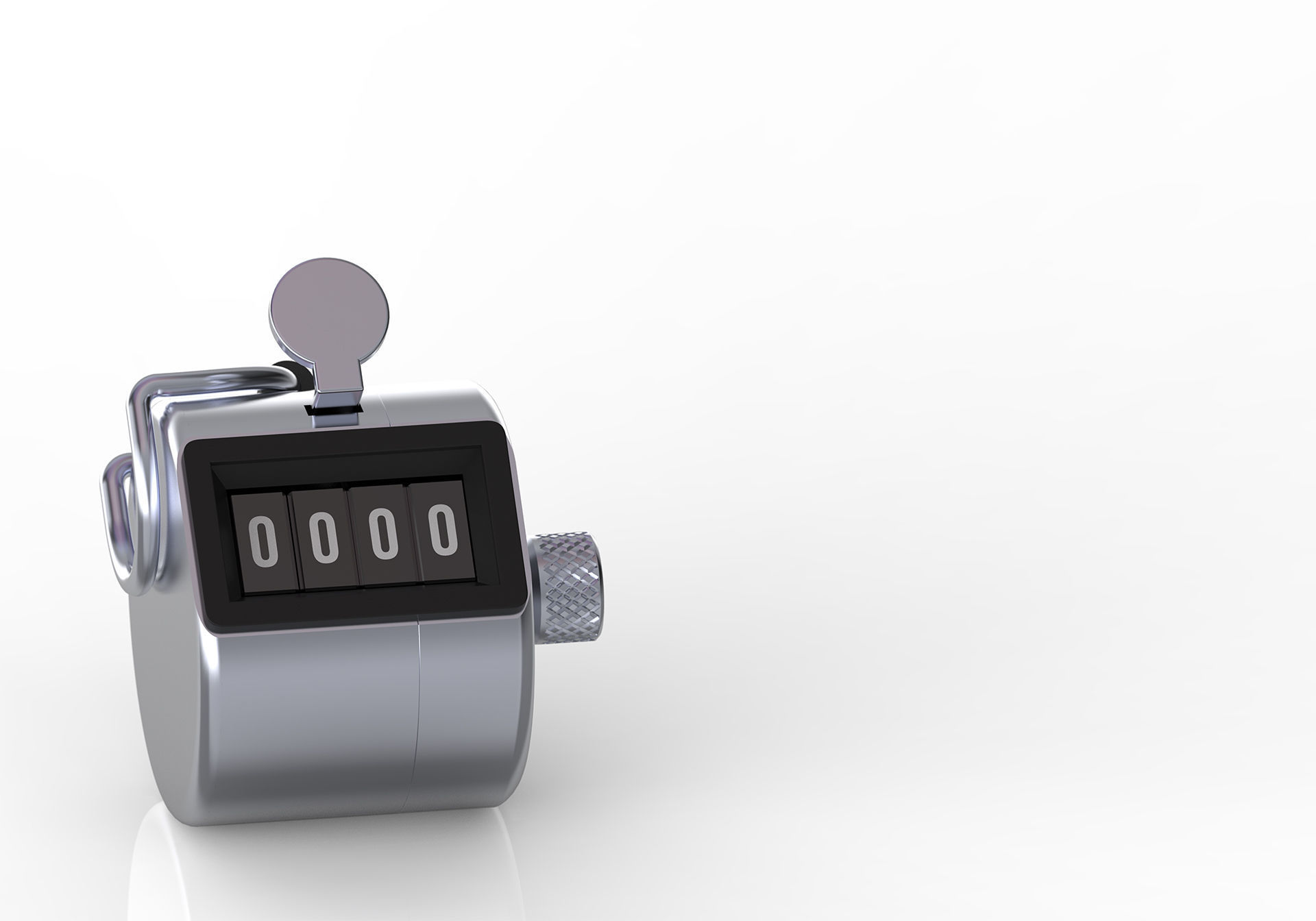 Tally counter 3D CGTrader