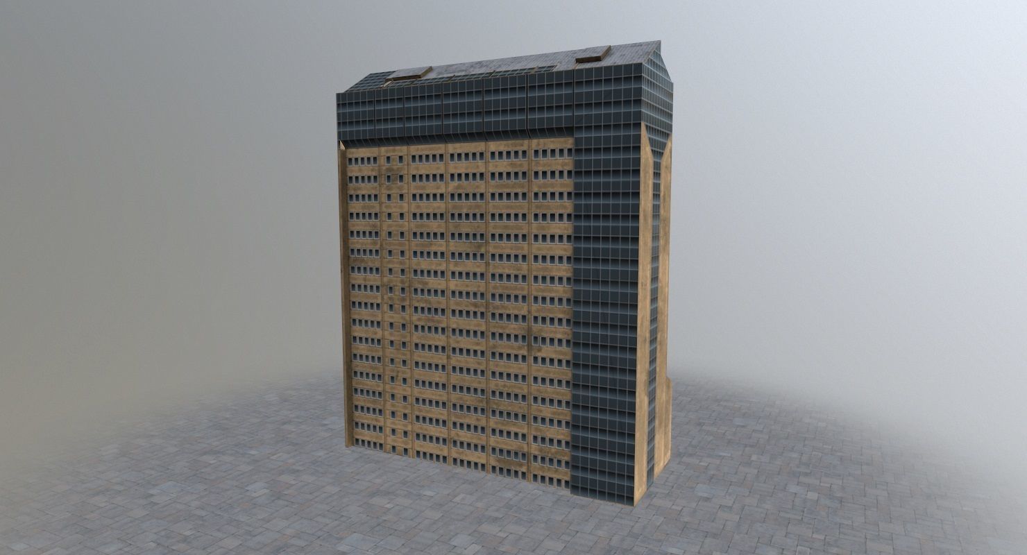 3D model Hamburg High Rise Pack VR / AR / low-poly | CGTrader