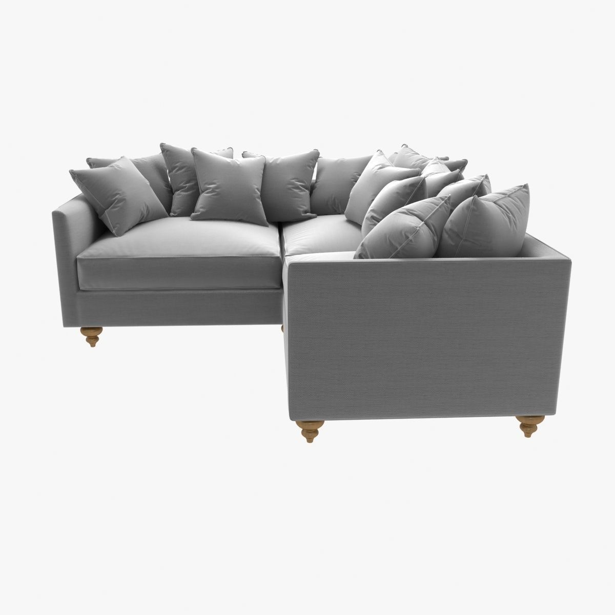 Custom made straight and corner sofas 3D model CGTrader