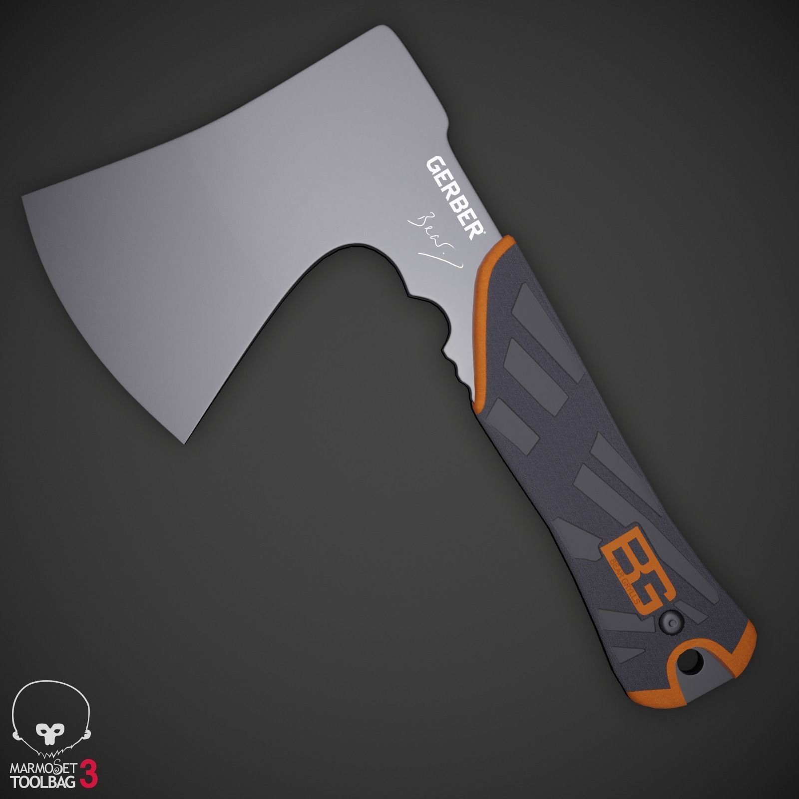 Survival Hatchet Axe 4K PBR 3D asset CGTrader