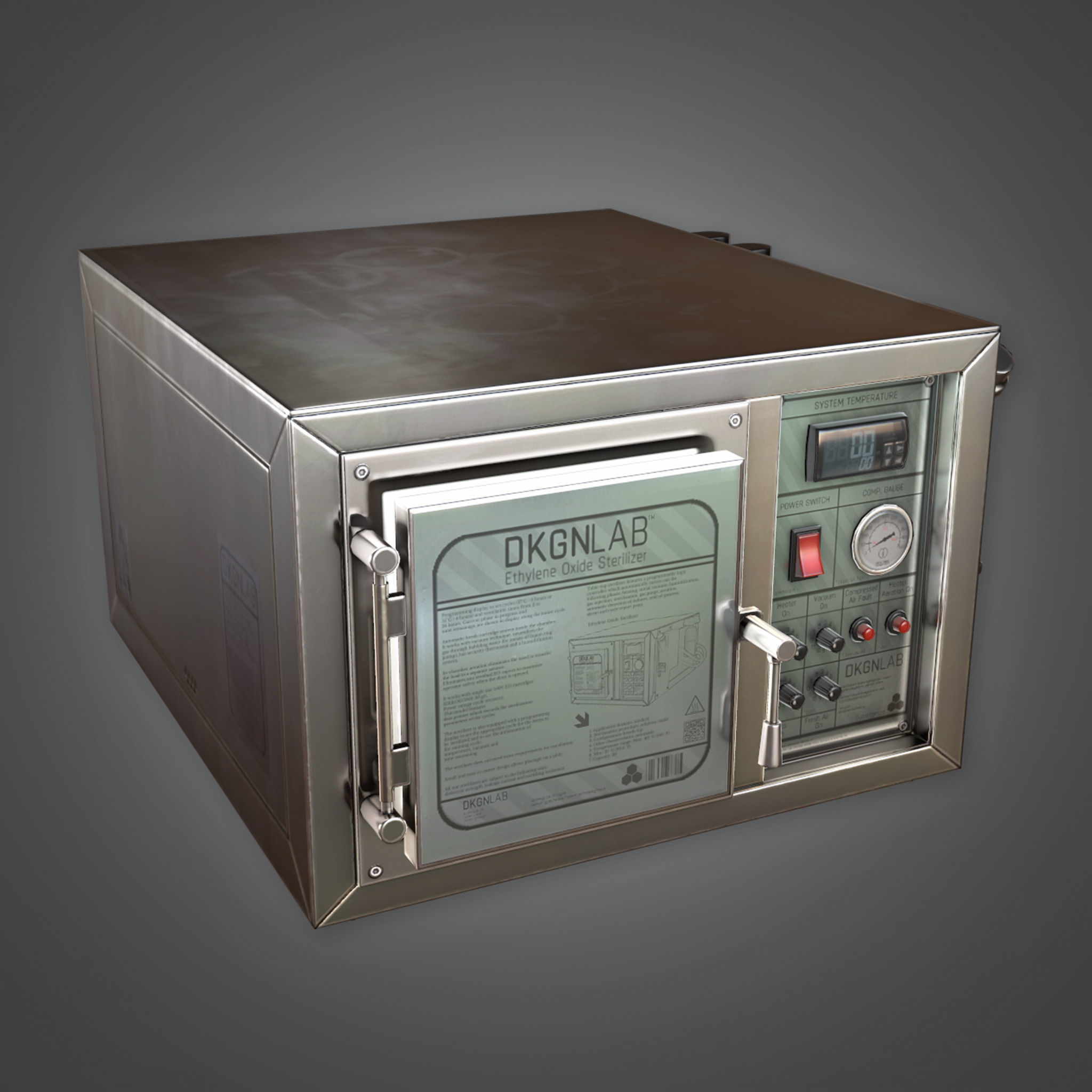 HPL - Medical Sterilizer PBR Game Ready