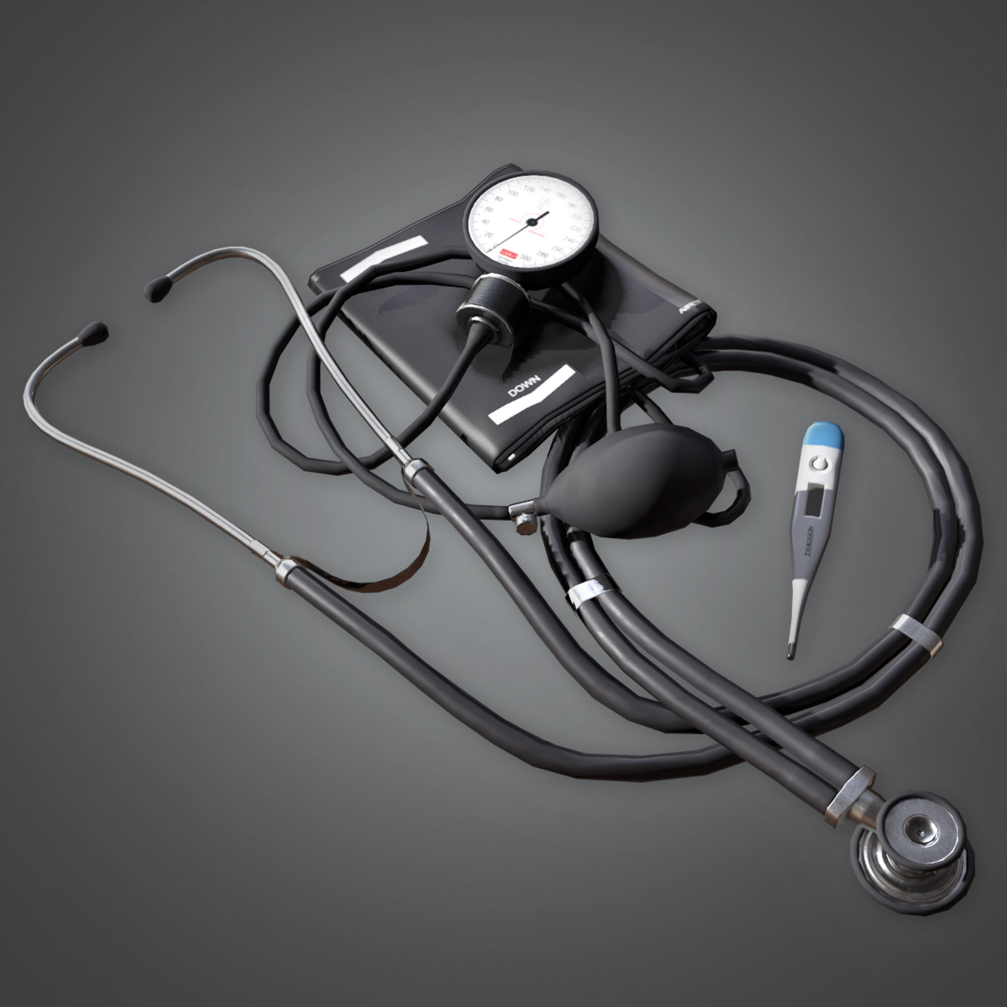 3D asset Hospital Medical Toolkit HPL PBR Game