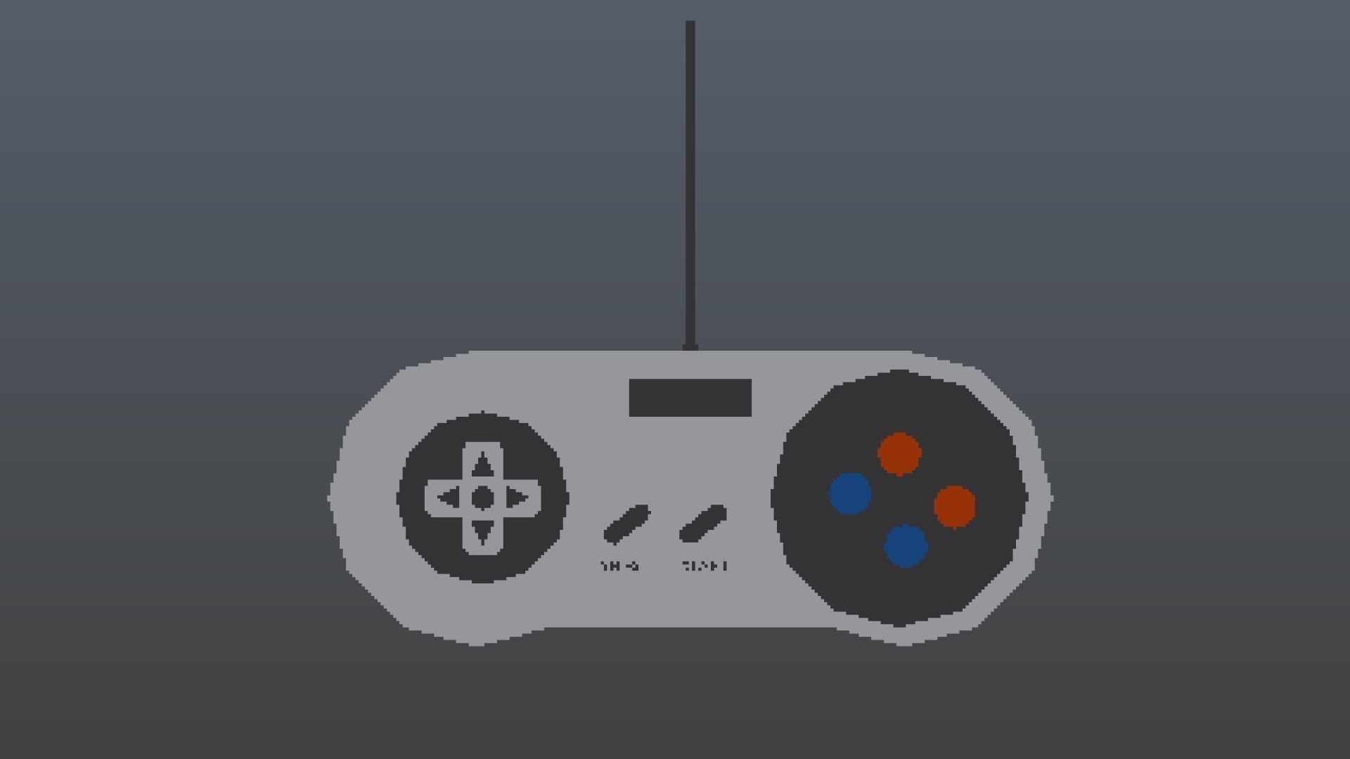 Game Controller voxel 3D model | CGTrader