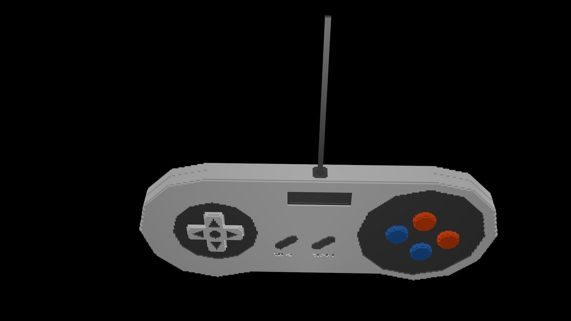 Game Controller voxel 3D model | CGTrader