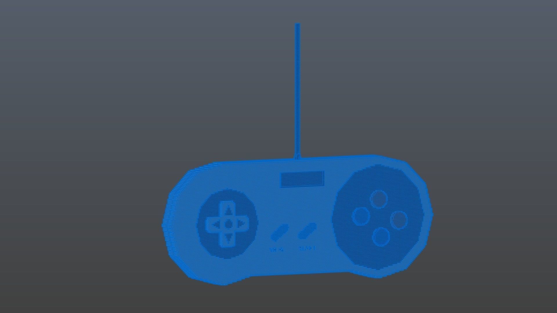 Game Controller voxel 3D model | CGTrader