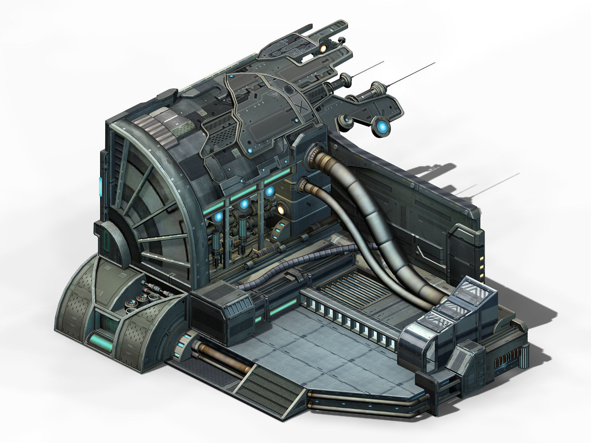 Spaceship - interior wall 05