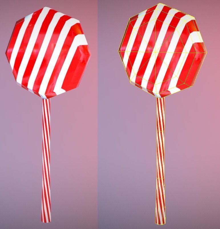 Low Poly Lolly Pop
