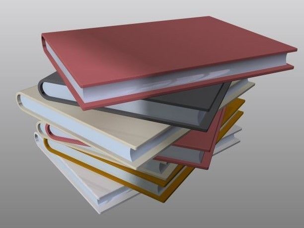 Set of stacked Books