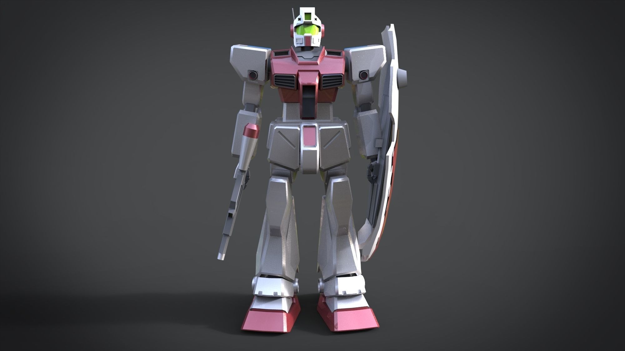 GM variant Low-poly  3D model