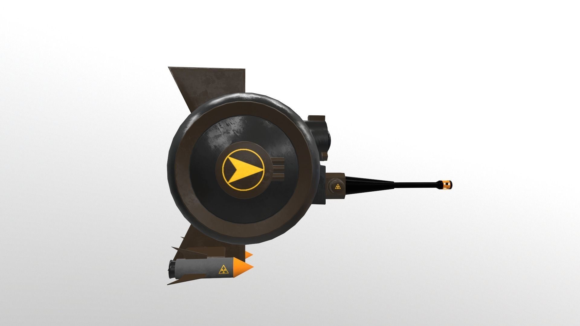 BattleBot Black free VR / AR / low-poly 3D model | CGTrader