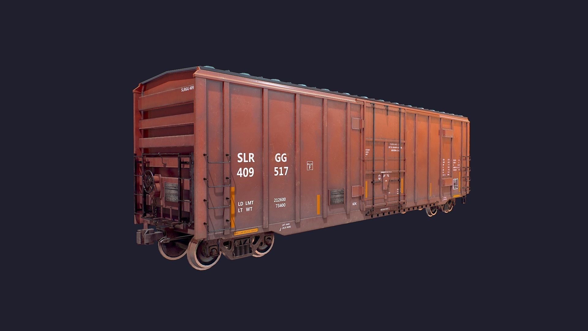 BoxCar LowPoly Low-poly  3D model